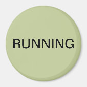 Running groene vaatwasser magneet (Voorkant)