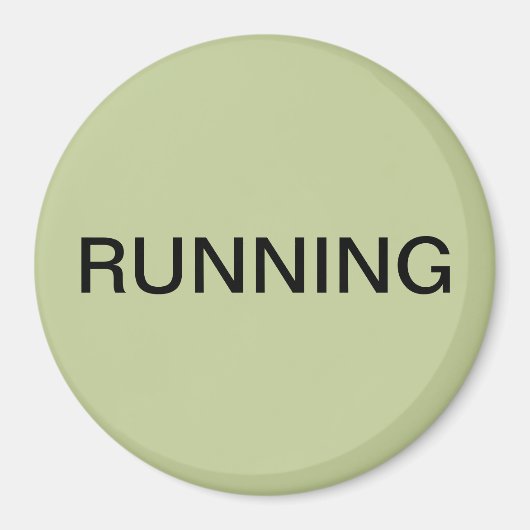 Running groene vaatwasser magneet (Voorkant)