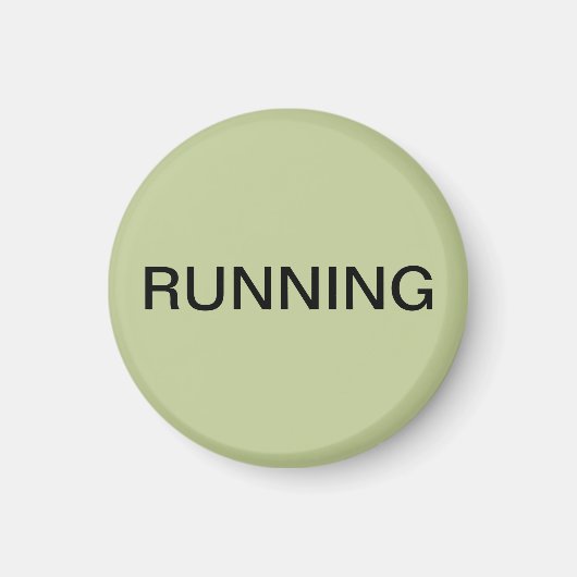 Running groene vaatwasser magneet (Voorkant)