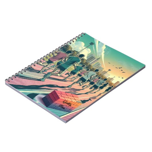 Running Group Meet Up moet draaien Notitieboek (Linkerzijde)