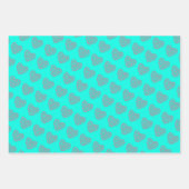 Running Heart - Vrouwen Runner Silhouetten Inpakpapier Vel (Voorkant 3)