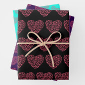 Running Heart - Vrouwen Runner Silhouetten Inpakpapier Vel (In situ)