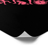 Running Heart - Vrouwen Runner Silhouetten Poster (Hoek)