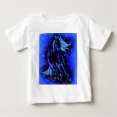 Running Horse Baby T-shirt (Voorkant)