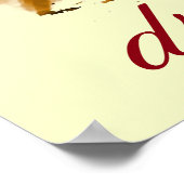 Running Horse Dreams Motivational Artwork Poster (Hoek)