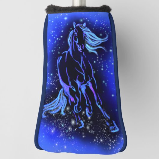 Running Horse Golf Head Hoesje Golfheadcover (Draai 90)