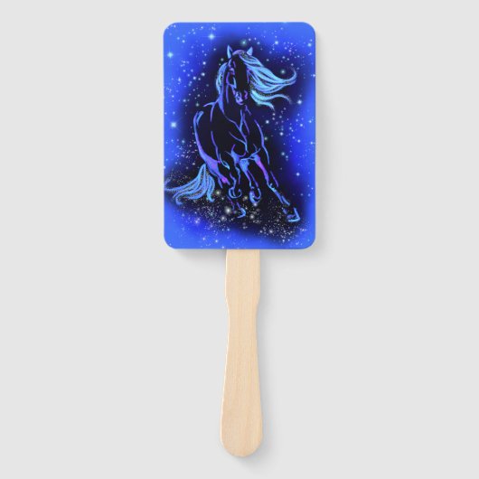 Running Horse Hand Fans Handwaaier (Voorkant)