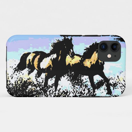 Running Horse iPhone 5 Hoesjes (Achterkant (horizontaal))