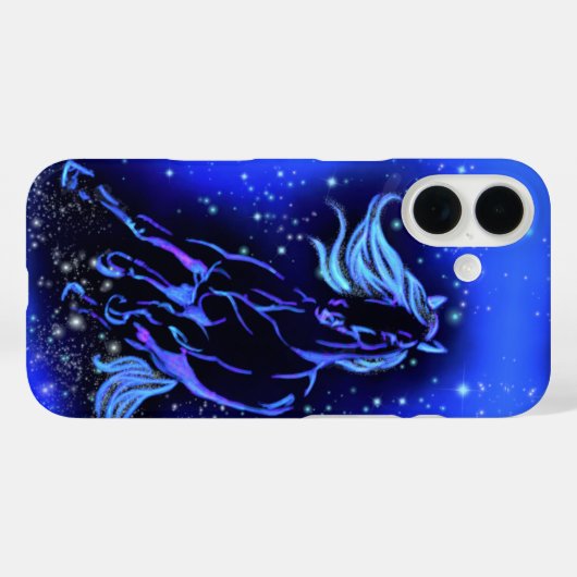 Running Horse iPhone hoesje (Achterkant (horizontaal))