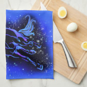 Running Horse Keuken Handdoek (Quarter Fold)