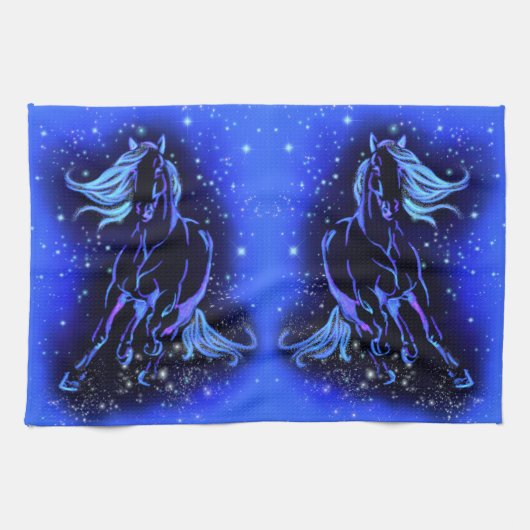 Running Horse Keuken Handdoek (Horizontaal)