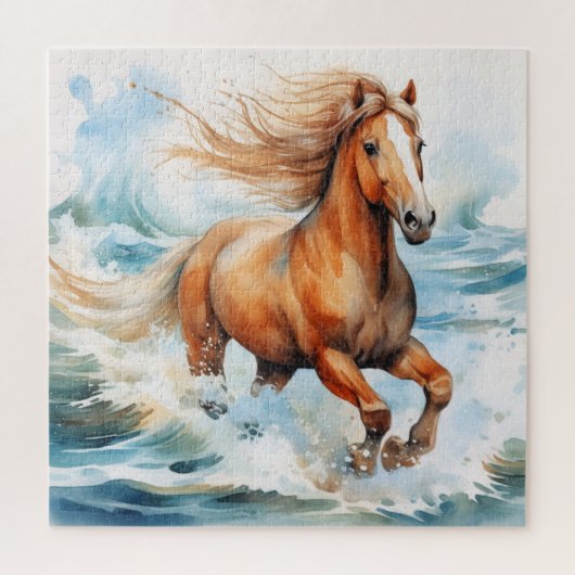 Running Horse Legpuzzel (Verticaal)