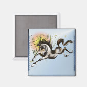 Running Horse Magnet (Voorkant / Achterkant)
