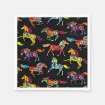 Running Horse Papier servetten