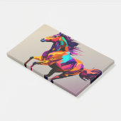 Running Horse pop kunst Post-it® Notes (Schuin)