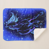 Running Horse Sherpa Blanket Deken (Voorkant (horizontaal))
