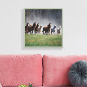 Running Horses Canvas kunst aan de muur (Insitu (Woonkamer))