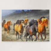 Running Horses Jigsaw Puzzle Legpuzzel (Horizontaal)