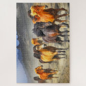 Running Horses Jigsaw Puzzle Legpuzzel (Verticaal)