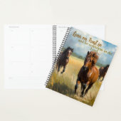 Running Horses Rustic  Planner (Display)
