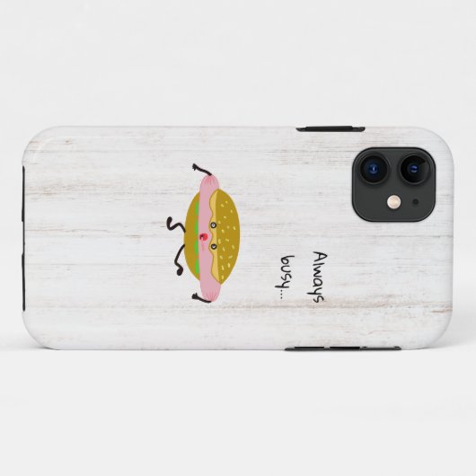 Running hot dog Case-Mate iPhone case (Achterkant (horizontaal))