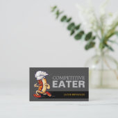 Running Hot Dog - Concurrerend/Snelheid Eater Visitekaartje (Staand voorkant)