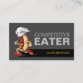 Running Hot Dog - Concurrerend/Snelheid Eater Visitekaartje (Voorkant)