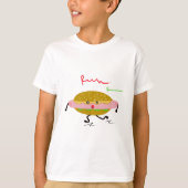 Running hotdog t-shirt (Voorkant)