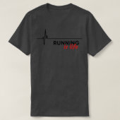 Running is leven 6 t-shirt (Design voorkant)