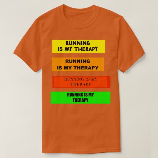 Running is mijn therapie 112 t-shirt (Design voorkant)
