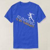 Running Is My Therapy 38 T-shirt (Design voorkant)