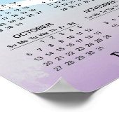 Running Jogging Design 2024 Kalender Poster (Hoek)