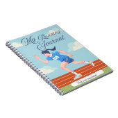 Running Journal | Personalized Fitness Tracker Notitieboek (Rechterzijde)