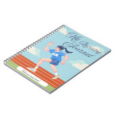 Running Journal | Personalized Fitness Tracker Notitieboek (Linkerzijde)