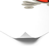 **Running Juice Cup Cartoon – Fun Street Drink Cha Perfect Poster (Hoek)