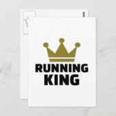 Running King Briefkaart (Voorkant / Achterkant)
