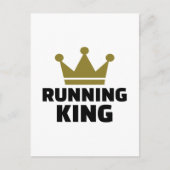 Running King Briefkaart (Voorkant)