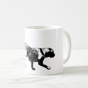 Running Labrador Retriever Inkt Art Mok