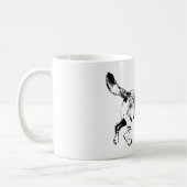 Running Labrador Retriever Inkt Art Mok (Links)