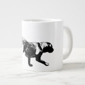 Running Labrador Retriever Inkt Art Mok (Voorkant rechts)
