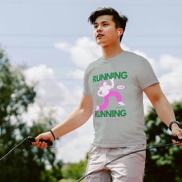 Running Late Club Grappig Retro Gift Design T-shirt