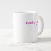 Running Late Is My Cardio Grote Koffiekop (Voorkant rechts)