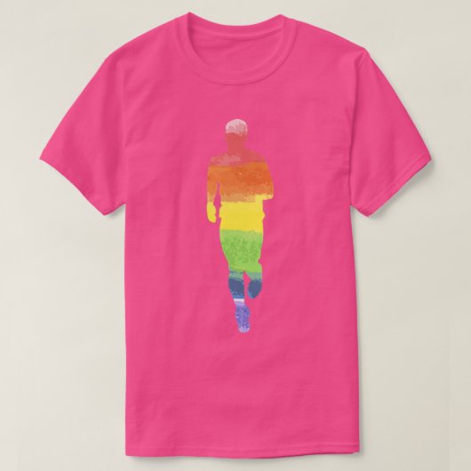 Running LGBTQ Pride Month for Runner or Jogger Rai T-shirt (Design voorkant)