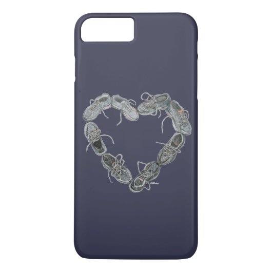 Running Love - Runing Shoes Heart Phone Case (Achterkant)