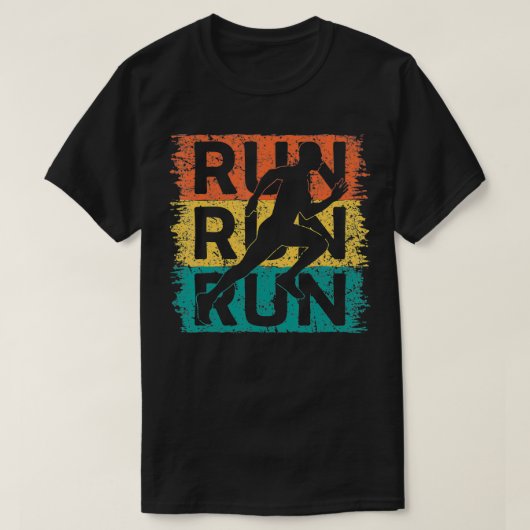 Running Lovers Cool Retro Run Marathon Runner Mara T-shirt (Design voorkant)