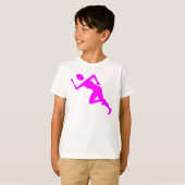 Running - Magenta T-shirt (Voorkant volledig)