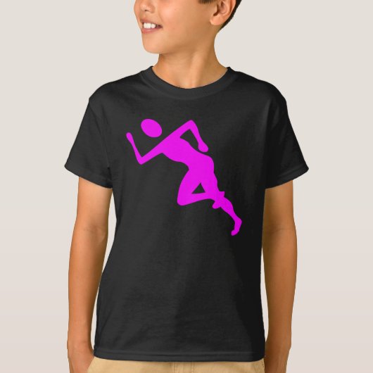 Running - Magenta T-shirt (Voorkant)