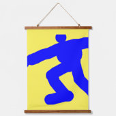 Running Mannen Series of 3 Hangend Wandkleed (Voorkant)