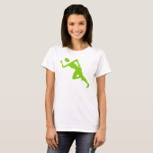 Running - Martian Green T-shirt (Voorkant volledig)