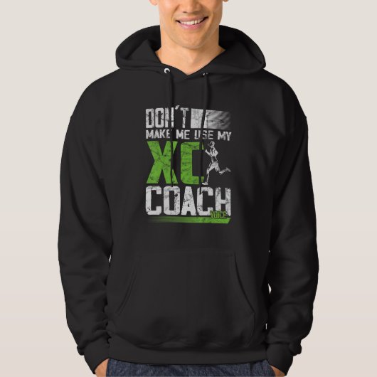 Running men Marathoner Runner Coach XC Running 6 Hoodie (Voorkant)